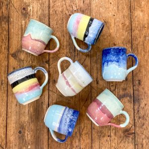 Krystal Obschonka Pottery - Local Artist (Assorted Colours)