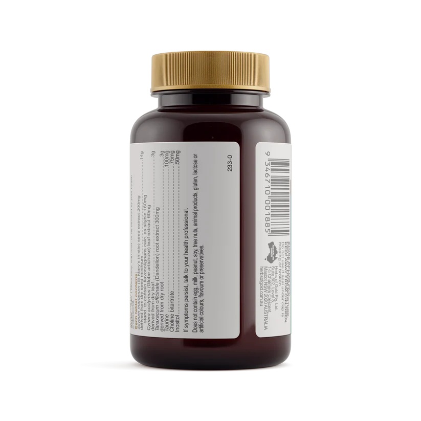 HERBS OF GOLD Liver Cleanse & Protect 60 Tabs - Image 2