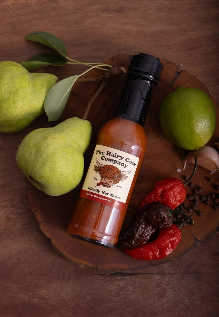 HAIRY COW Bloody Hot Sauce 165gm