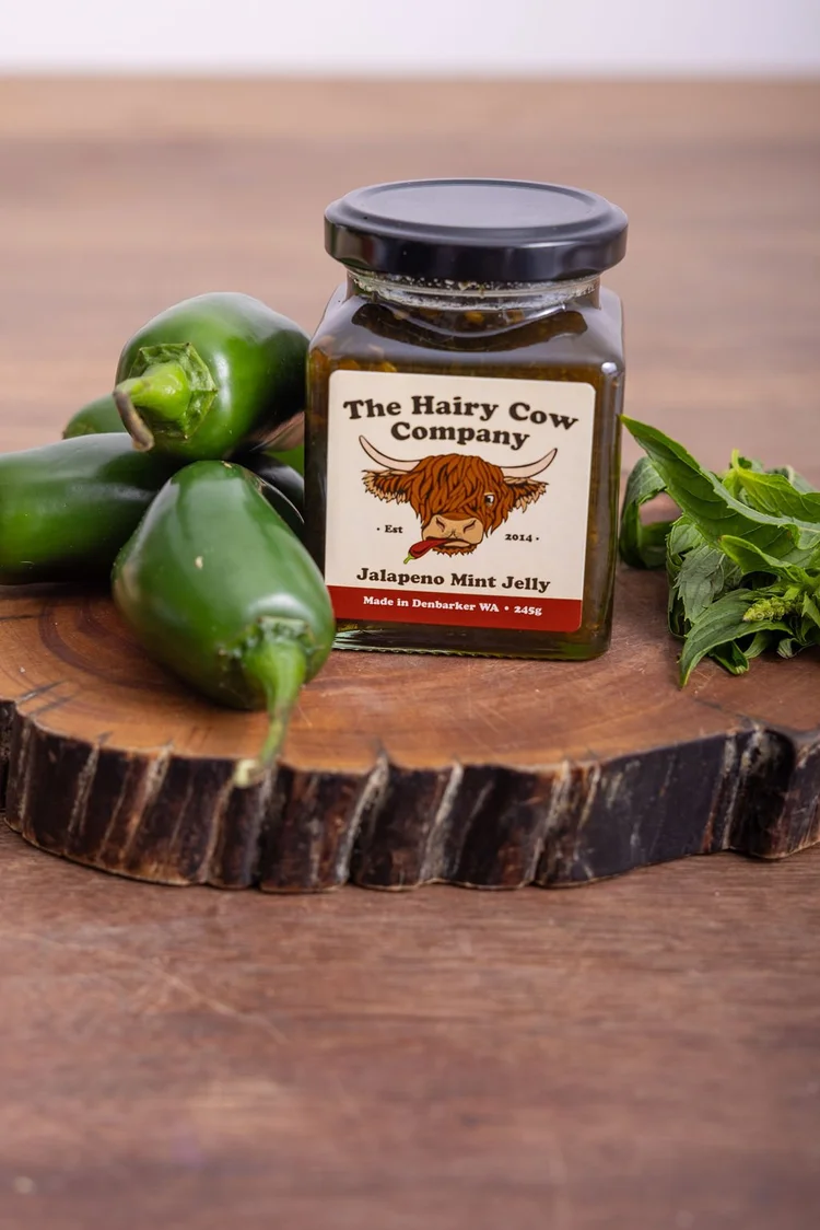 HAIRY COW Jalapeno Mint Jelly 245gm