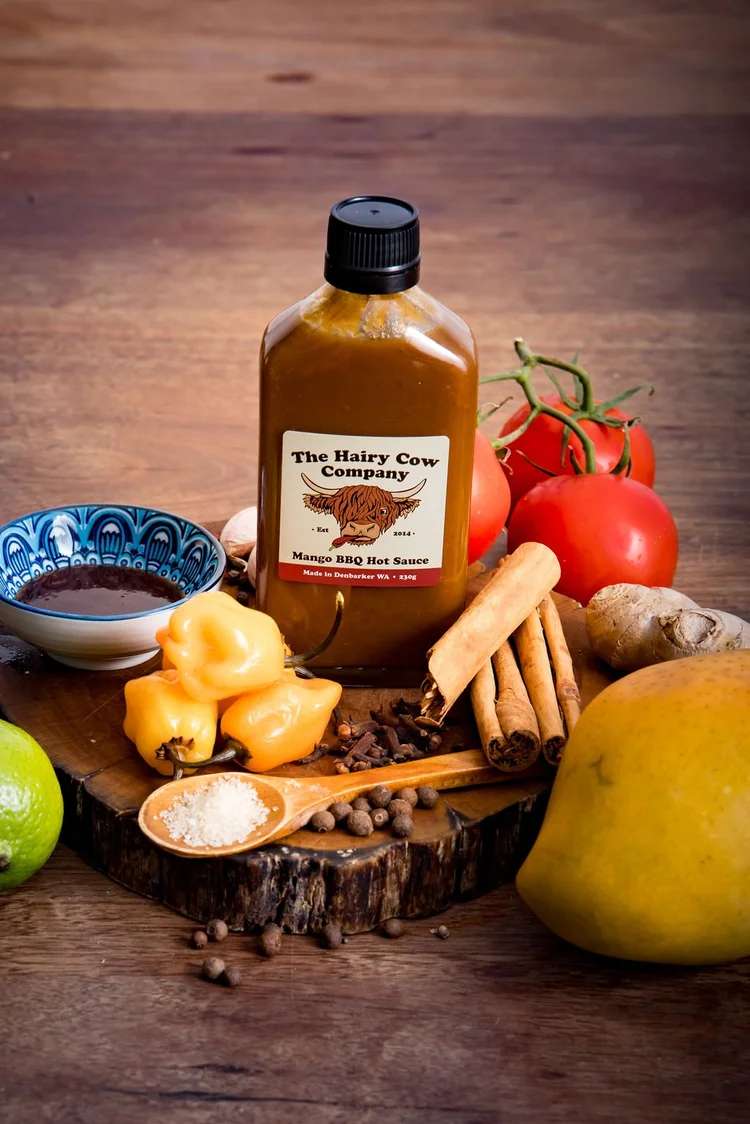 HAIRY COW Mango BBQ Hot Sauce 250gm